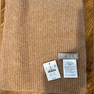 J. Crew Ribbed Camel Scarf